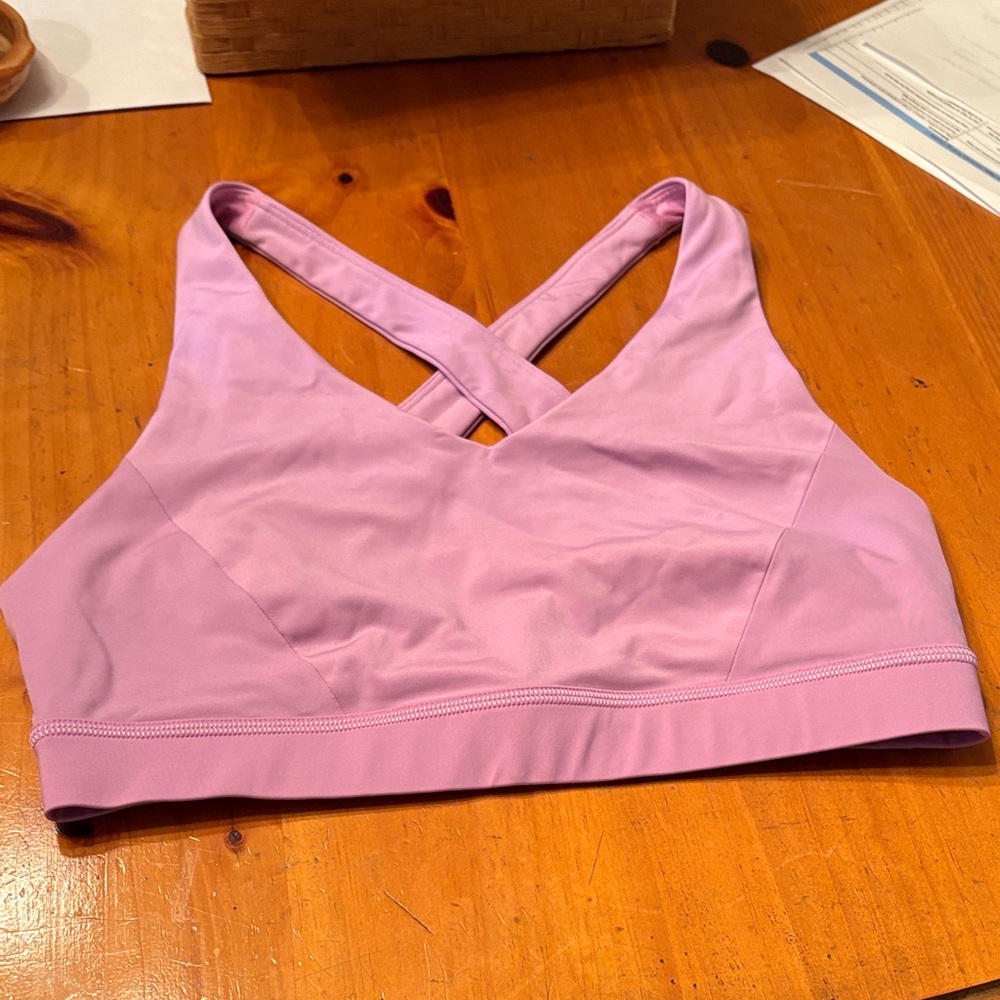 Women's Cross-Back Sports Bra - Pink